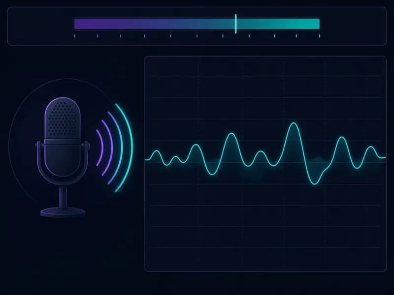 Pitch finder using a microphone: live note, cents needle and scrolling pitch graph