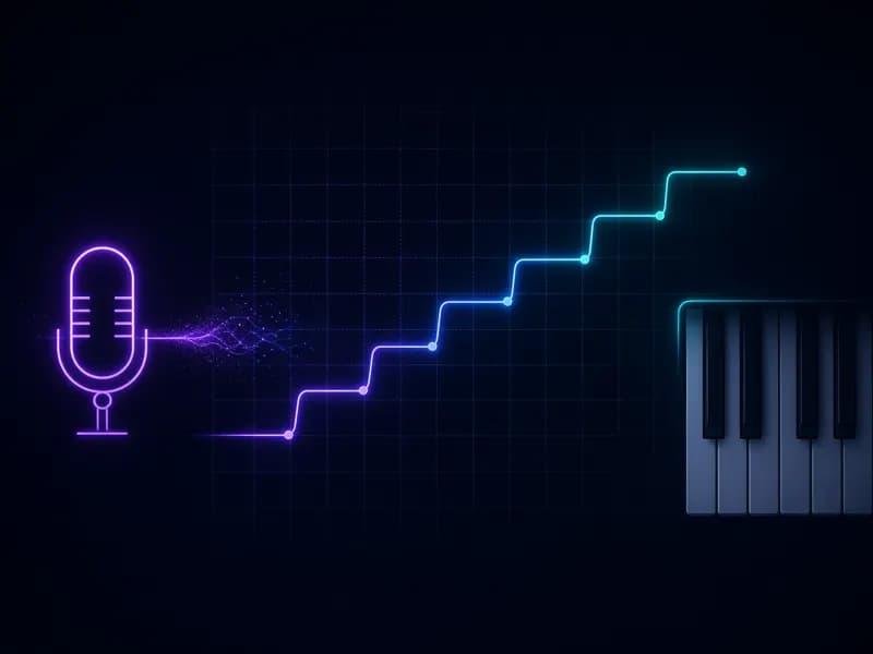 Wie der Stimmumfang-Test (vocal range test) funktioniert: Mikrofon, Tonhöhe, Stimmlage
